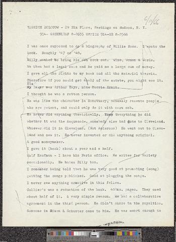 Billy Rose: Manhattan Primitive, 1966-1968 [b001] [f006] [289-292] show page link