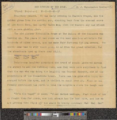 John W. Redington papers [b006] [f002] [046-047] show page link