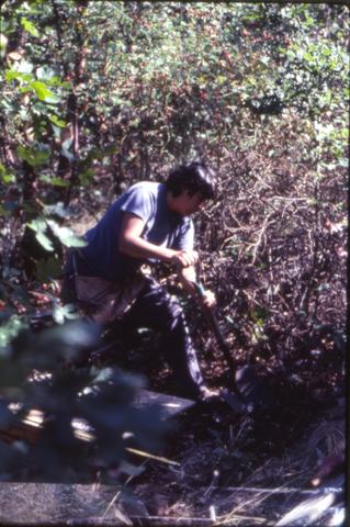 051 Gloria Works on Outhouse [b020] [f051] [001]