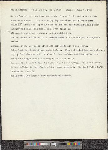 Billy Rose: Manhattan Primitive, 1966-1968 [b001] [f006] [189-190] show page link