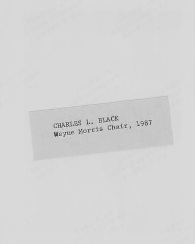 Black, Charles L. [1] (verso) show page link