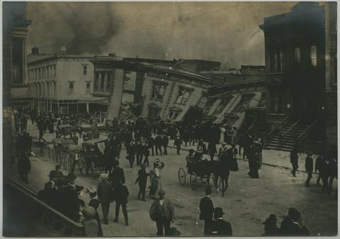 Collier Family; San Francisco Earthquake, Gift [7] (recto) show page link