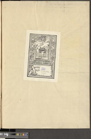 Endpaper with bookplate show page link