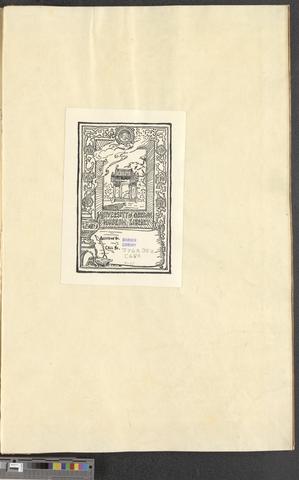 Endpaper with bookplate show page link