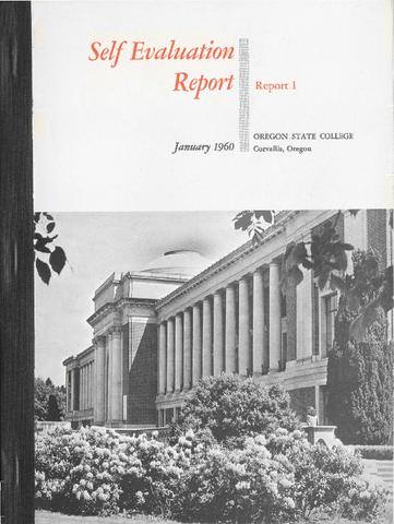 Self Evaluation Report I, prepared for the Commission on Higher Schools, Northwest Association of Secondary and Higher Schools, 1960