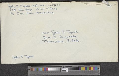 John Edward Tysell, Sr. papers [b001] [f001] [008a] show page link