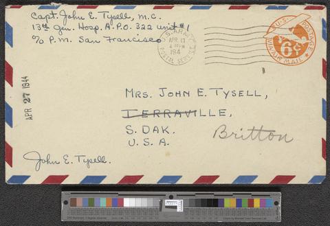 John Edward Tysell, Sr. papers [b001] [f003] [029a] show page link