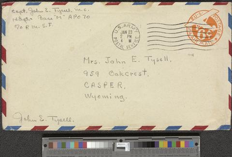 John Edward Tysell, Sr. papers [b001] [f007] [001a] show page link