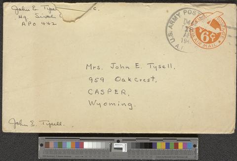 John Edward Tysell, Sr. papers [b001] [f007] [026a] show page link