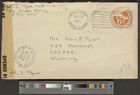 John Edward Tysell, Sr. papers [b001] [f007] [035a] show page link