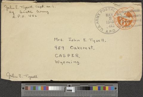 John Edward Tysell, Sr. papers [b001] [f007] [039a] show page link