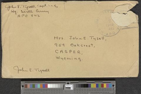 John Edward Tysell, Sr. papers [b001] [f007] [043a] show page link