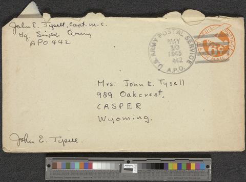 John Edward Tysell, Sr. papers [b001] [f007] [048a] show page link