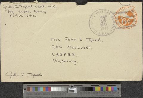 John Edward Tysell, Sr. papers [b001] [f007] [053a] show page link