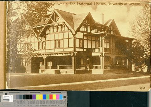 One of the Fraternal Houses, University of Oregon, c. 1920s [b001] [001] [004]