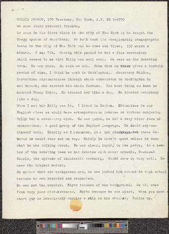 Billy Rose: Manhattan Primitive, 1966-1968 [b001] [f006] [077-084] show page link