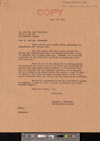 Foreign Relations. Foreign Aid, 1955-1957 [b006] [f019] [107_108] show page link