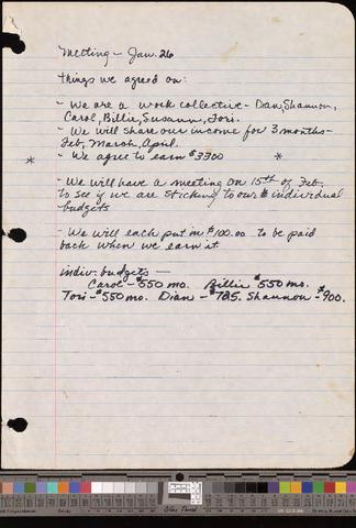 Meeting Notes, 1977-1978 [b003] [f001] [021-022]