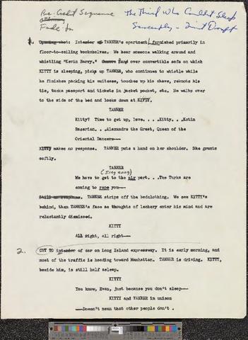 Lawrence Block Manuscripts [b001] [f014] [061_116] show page link