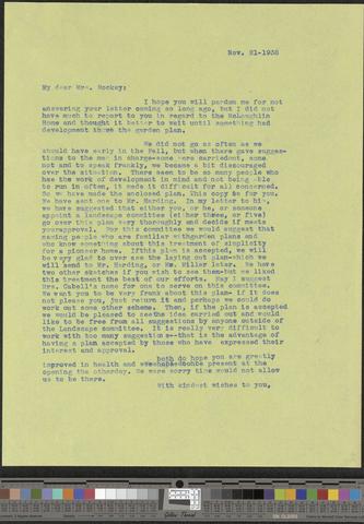 McLoughlin House project correspondence [b003] [f001] [005a] show page link